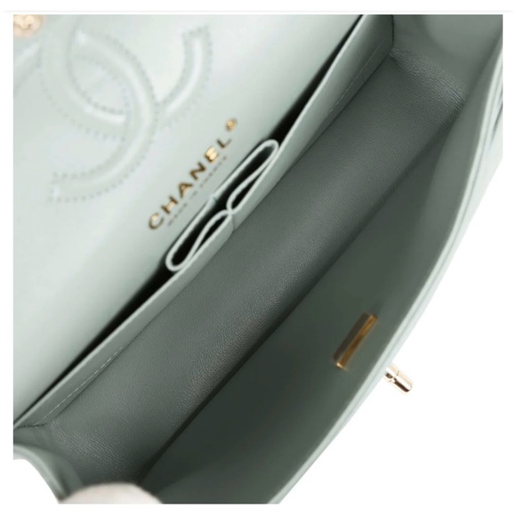 Chanel 23C Small Classic Flap “Grey” | NWT - Picture 10 of 10